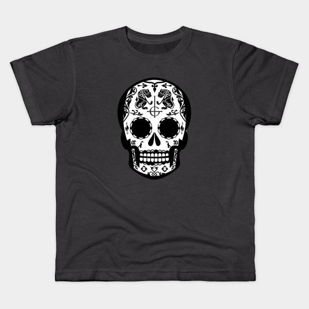 Papa Emeritus I Sugar Skull Kids T-Shirt by J1JDesign